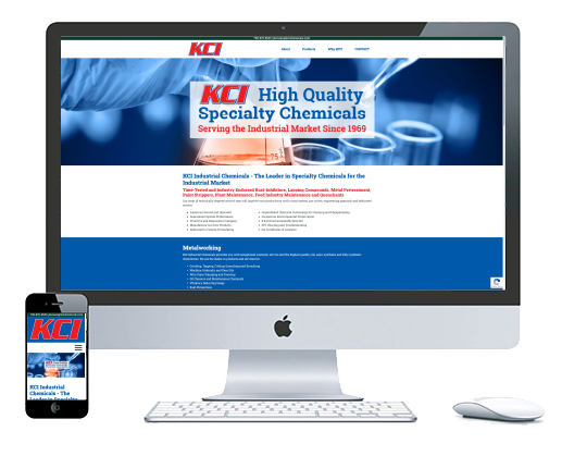 northwest indiana website design KCI Chemicals High Quality Specialty Chemicals theme